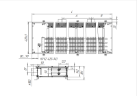 Внутрипольный конвектор Techno Air KVVZ 420-140-1400 с естественной конвекцией