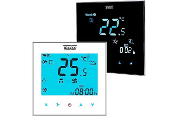 Комнатный термостат Techno КТ-200 (сенсорное управление), Чёрный