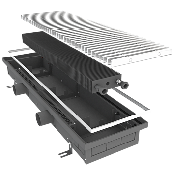 Внутрипольный конвектор Techno Air KVVZ 250-140-4100 с естественной конвекцией