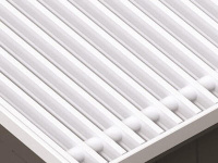 Решетка Techno РРА 350-4200 алюминиевая рулонная (цвет Черный-Белый-Коричневый)