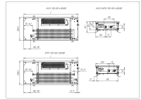 Внутрипольный конвектор Techno Vent KVZV 350-120-4500/24V с принудительной конвекцией