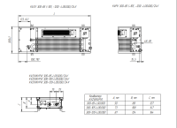 Внутрипольный конвектор Techno Vent KVZV 300-120-1300/24V с принудительной конвекцией