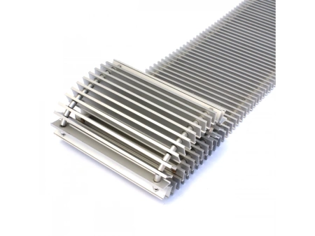 Решетка Techno РРА 350-1100 алюминиевая рулонная (цвет Серебро)