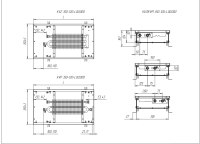 Внутрипольный конвектор Techno Usual KVZ 350-120-3200 с естественной конвекцией