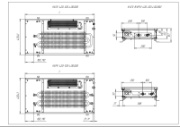 Внутрипольный конвектор Techno Vent KVZV 420-120-4100 с принудительной конвекцией