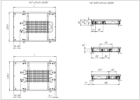 Внутрипольный конвектор Techno Usual KVZ 420-65-4300 с естественной конвекцией