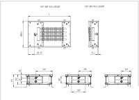 Внутрипольный конвектор Techno Usual KVZ 380-140-700 с естественной конвекцией