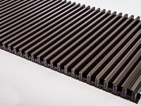 Решетка Techno RRAp 150-2200 алюминиевая на полимерной основе (цвет Коньяк)