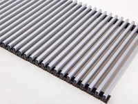 Решетка Techno RRAp 200-2800 алюминиевая на полимерной основе (цвет Матовый Алюминий)