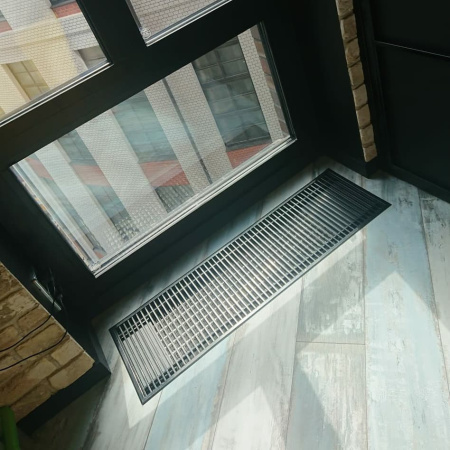 Внутрипольный конвектор Techno Usual KVZ 250-85-1500 с естественной конвекцией