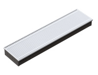 Решетка Techno RRAp 300-3400 алюминиевая на полимерной основе (цвет Белый)