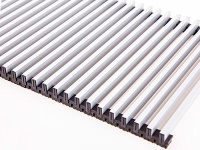 Решетка Techno RRAp 420-3100 алюминиевая на полимерной основе (цвет Белый)