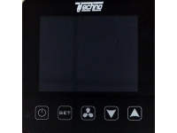 Комнатный термостат Techno КТ-24 на 24V, (сенсорное управление), Чёрный