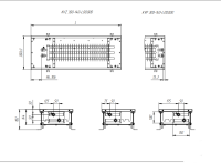 Внутрипольный конвектор Techno Power KVZ 300-140-4700 с естественной конвекцией