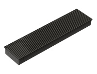 Решетка Techno RRAp 200-3100 алюминиевая на полимерной основе (цвет Чёрный)