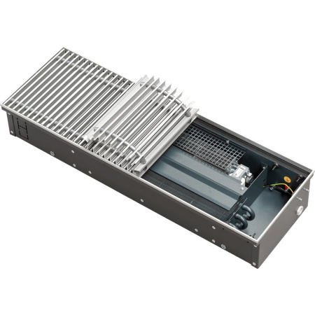 Внутрипольный конвектор Techno Power Vent KVZVh 250-75-1600 с принудительной конвекцией