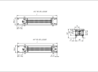 Внутрипольный конвектор Techno Power KVZ 150-105-3800 с естественной конвекцией